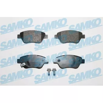 Jeu de 4 plaquettes de frein avant SAMKO 5SP1247