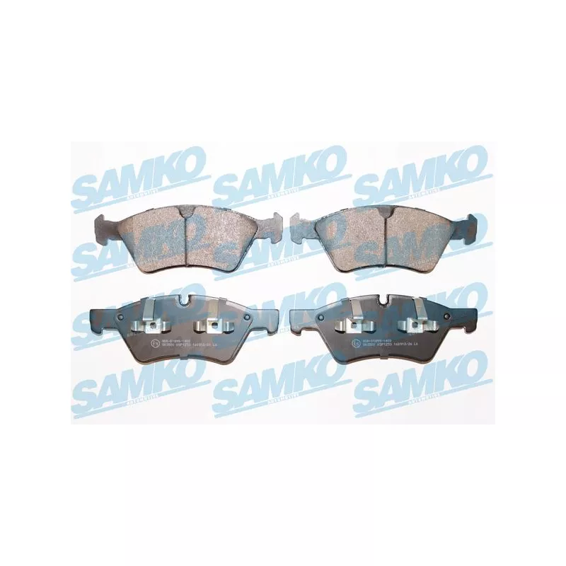 Jeu de 4 plaquettes de frein avant SAMKO 5SP1253