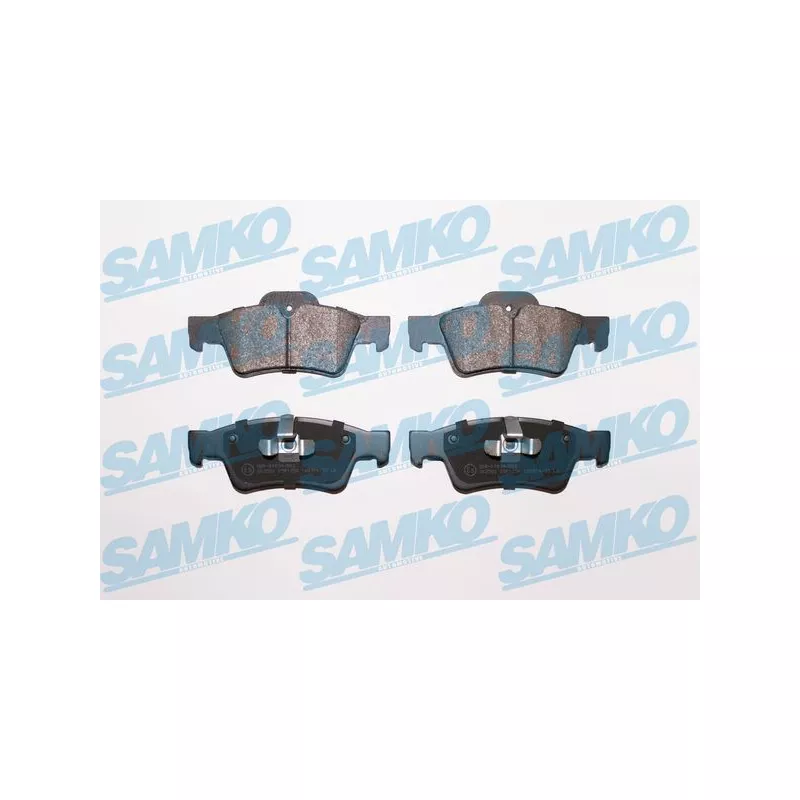 Jeu de 4 plaquettes de frein arrière SAMKO 5SP1254