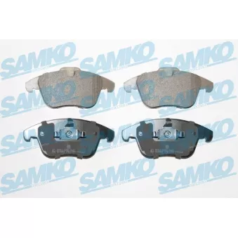 Jeu de 4 plaquettes de frein avant SAMKO 5SP1255