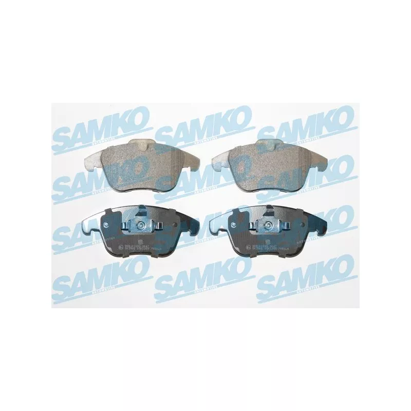 Jeu de 4 plaquettes de frein avant SAMKO 5SP1255
