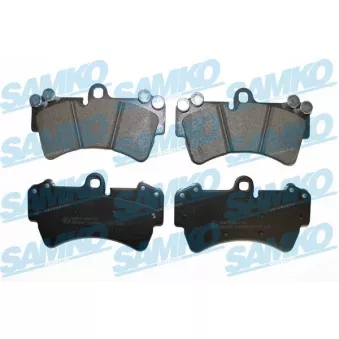 Jeu de 4 plaquettes de frein avant SAMKO