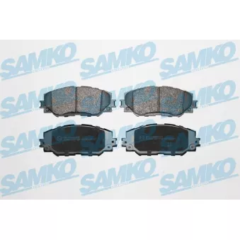 Jeu de 4 plaquettes de frein avant SAMKO