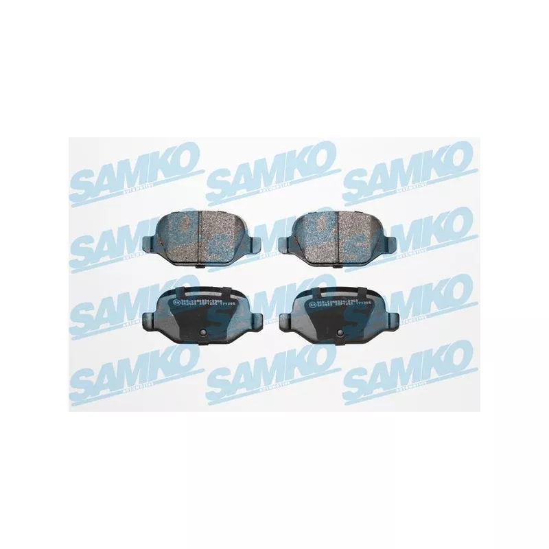 Jeu de 4 plaquettes de frein arrière SAMKO 5SP1265