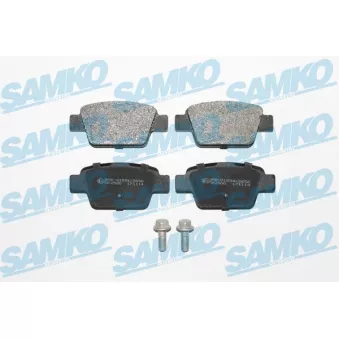 Jeu de 4 plaquettes de frein arrière SAMKO
