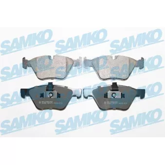Jeu de 4 plaquettes de frein avant SAMKO
