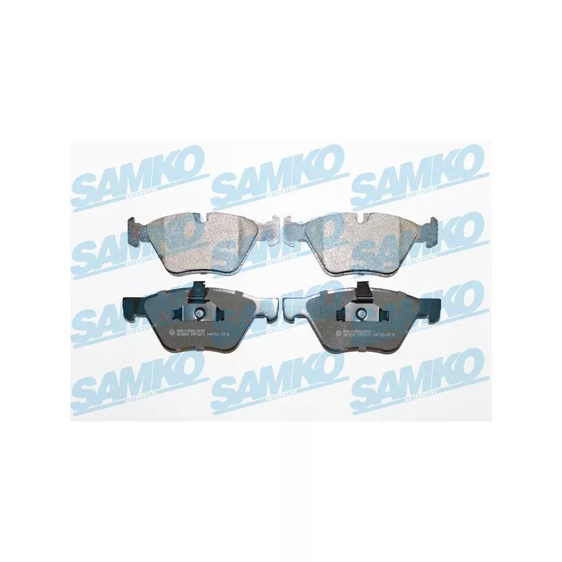 Jeu de 4 plaquettes de frein avant SAMKO 5SP1271