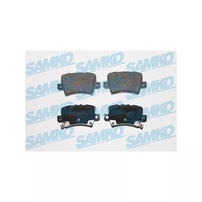 Jeu de 4 plaquettes de frein arrière SAMKO 5SP1273
