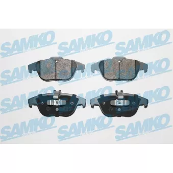 Jeu de 4 plaquettes de frein arrière SAMKO