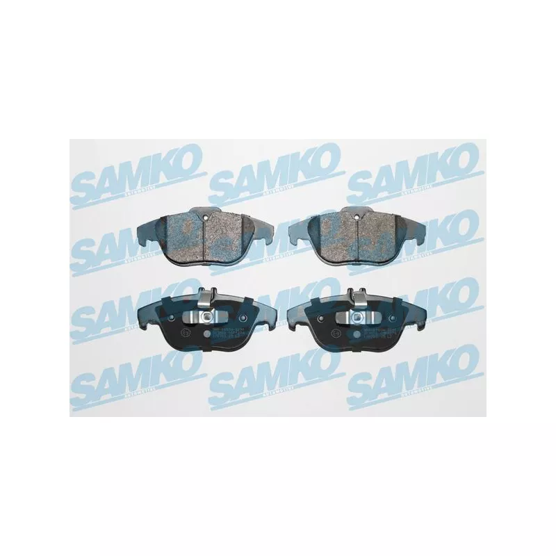 Jeu de 4 plaquettes de frein arrière SAMKO 5SP1274