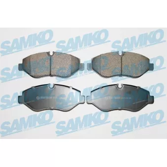 Jeu de 4 plaquettes de frein avant SAMKO