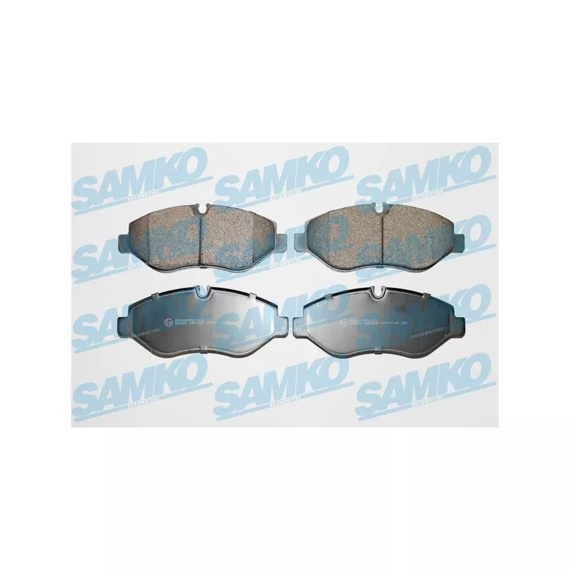 Jeu de 4 plaquettes de frein avant SAMKO 5SP1275