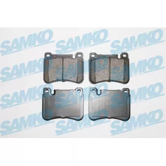 Jeu de 4 plaquettes de frein avant SAMKO