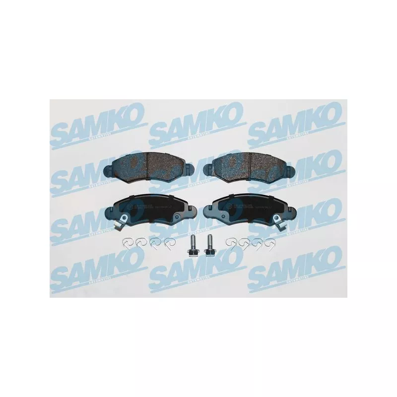Jeu de 4 plaquettes de frein avant SAMKO 5SP1280