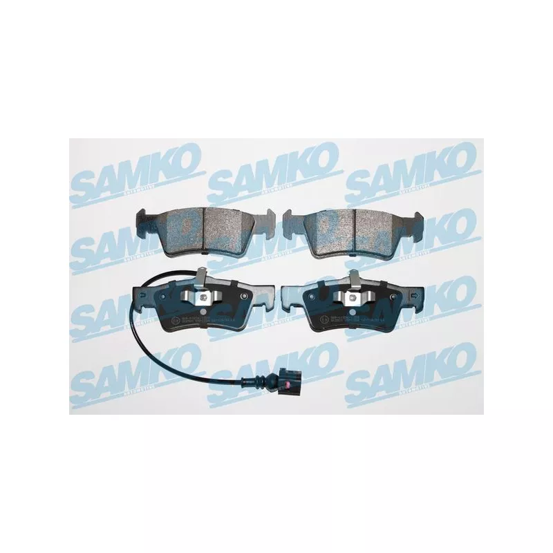 Jeu de 4 plaquettes de frein arrière SAMKO 5SP1284
