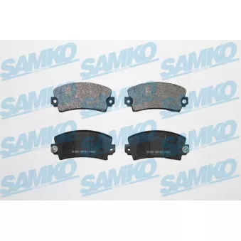 Jeu de 4 plaquettes de frein avant SAMKO