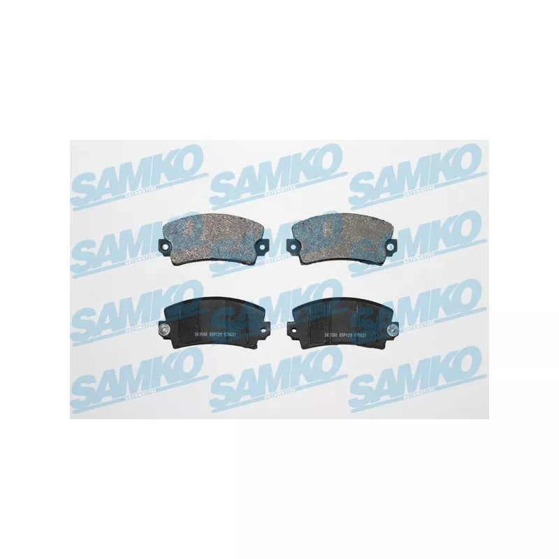 Jeu de 4 plaquettes de frein avant SAMKO 5SP129