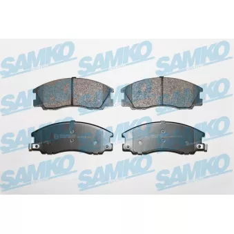 Jeu de 4 plaquettes de frein avant SAMKO