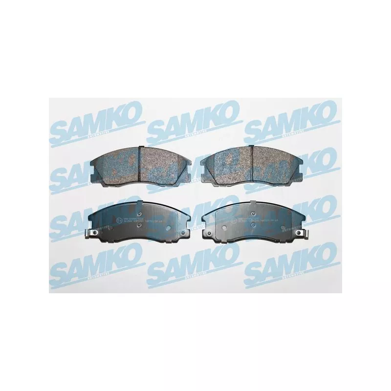 Jeu de 4 plaquettes de frein avant SAMKO 5SP1291