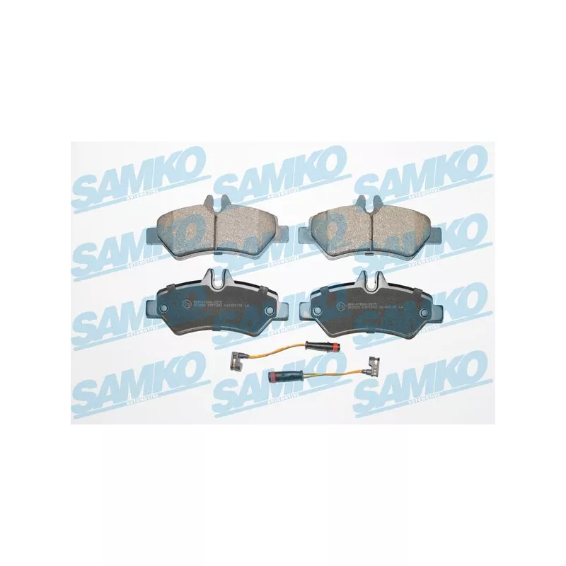 Jeu de 4 plaquettes de frein arrière SAMKO 5SP1293