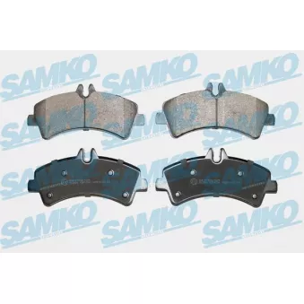 Jeu de 4 plaquettes de frein arrière SAMKO