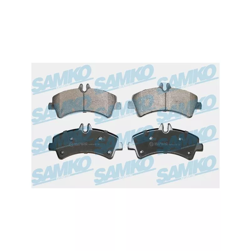 Jeu de 4 plaquettes de frein arrière SAMKO 5SP1294
