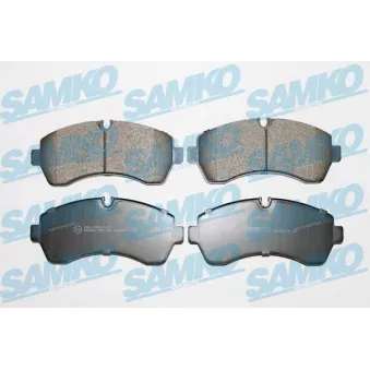 Jeu de 4 plaquettes de frein avant SAMKO