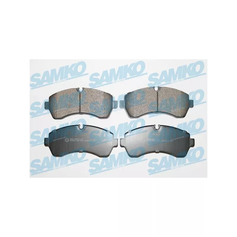 Jeu de 4 plaquettes de frein avant SAMKO 5SP1295