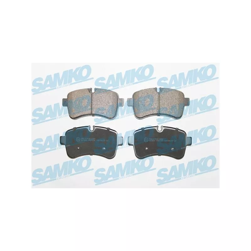 Jeu de 4 plaquettes de frein arrière SAMKO 5SP1296