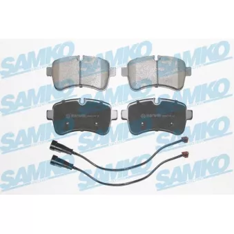 Jeu de 4 plaquettes de frein arrière SAMKO