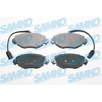 Jeu de 4 plaquettes de frein avant SAMKO 5SP1302