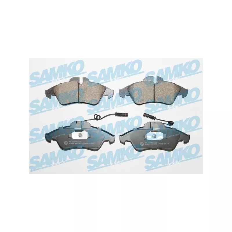 Jeu de 4 plaquettes de frein avant SAMKO 5SP1304