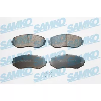 Jeu de 4 plaquettes de frein avant SAMKO