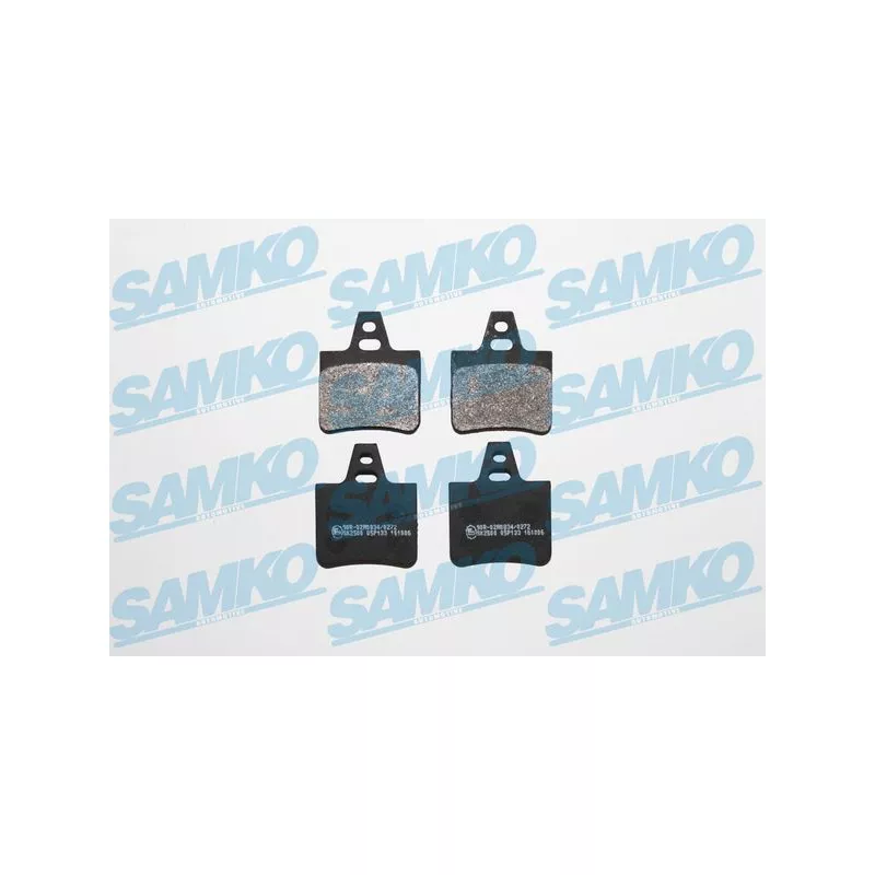 Jeu de 4 plaquettes de frein arrière SAMKO 5SP133
