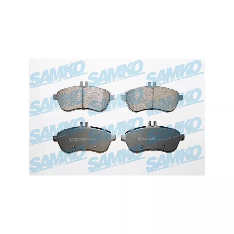 Jeu de 4 plaquettes de frein avant SAMKO 5SP1340
