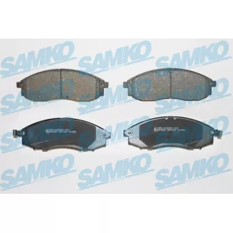 Jeu de 4 plaquettes de frein avant SAMKO