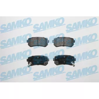Jeu de 4 plaquettes de frein arrière SAMKO