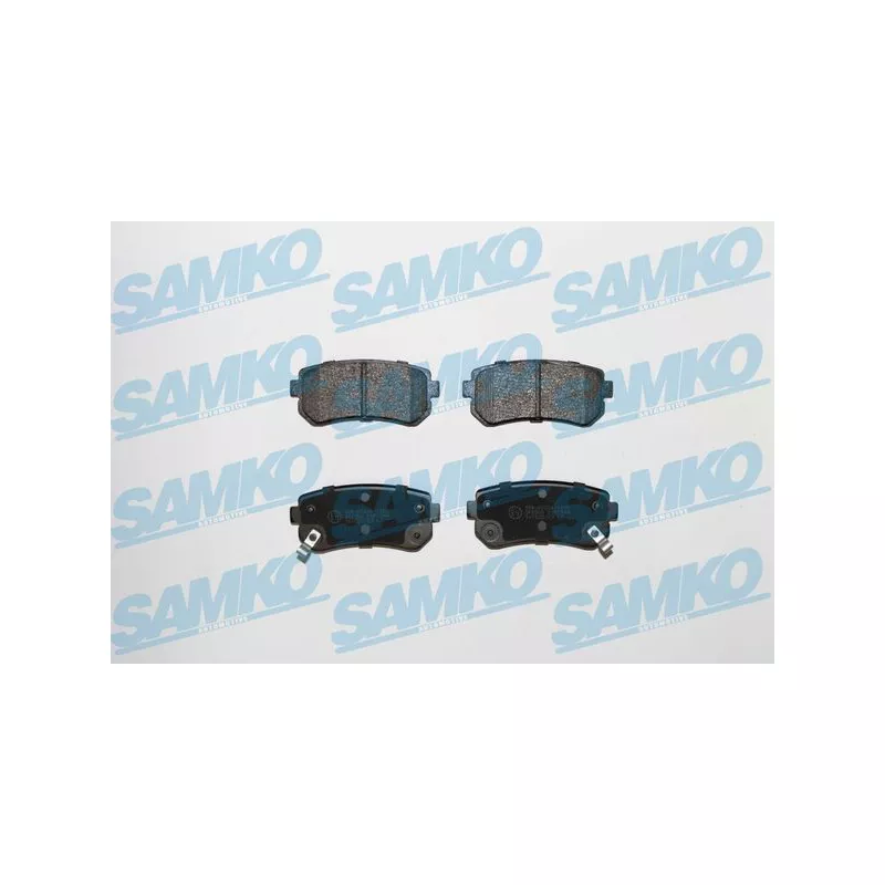Jeu de 4 plaquettes de frein arrière SAMKO 5SP1344