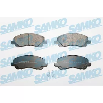 Jeu de 4 plaquettes de frein avant SAMKO