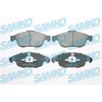 Jeu de 4 plaquettes de frein avant SAMKO 5SP1351