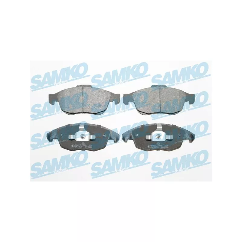 Jeu de 4 plaquettes de frein avant SAMKO 5SP1351