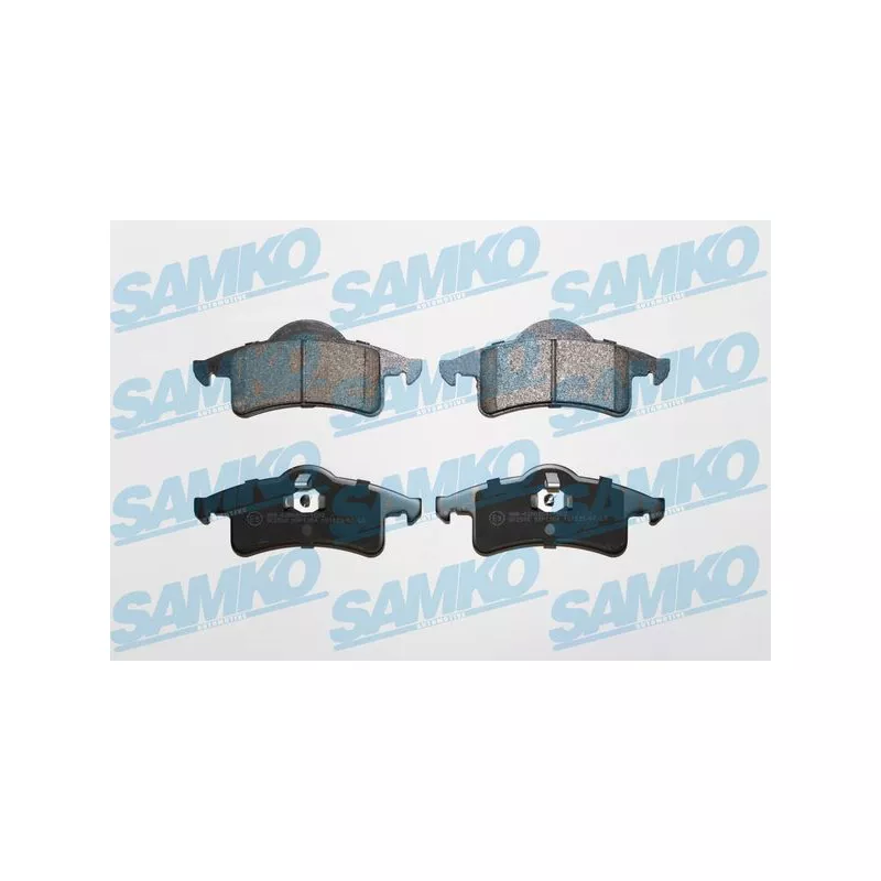 Jeu de 4 plaquettes de frein arrière SAMKO 5SP1354