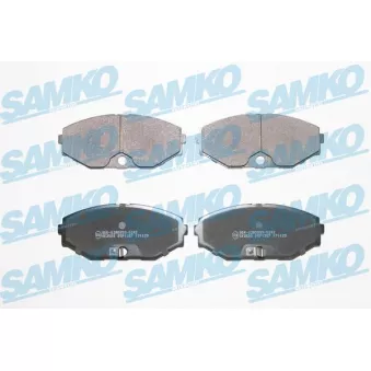 Jeu de 4 plaquettes de frein avant SAMKO