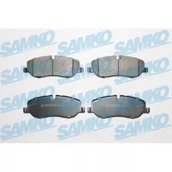 Jeu de 4 plaquettes de frein avant SAMKO 5SP1360
