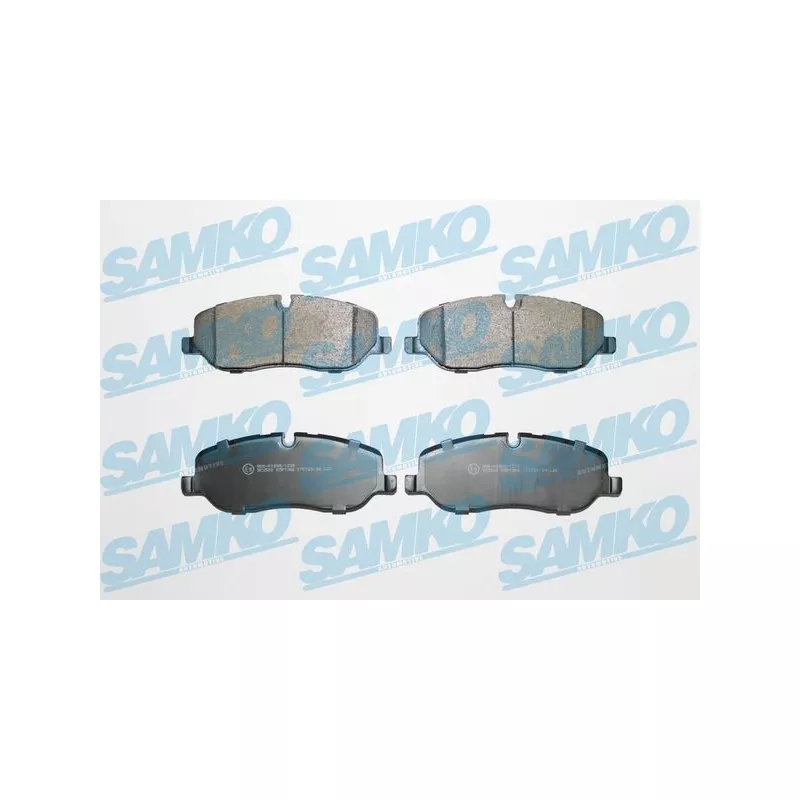 Jeu de 4 plaquettes de frein avant SAMKO 5SP1360