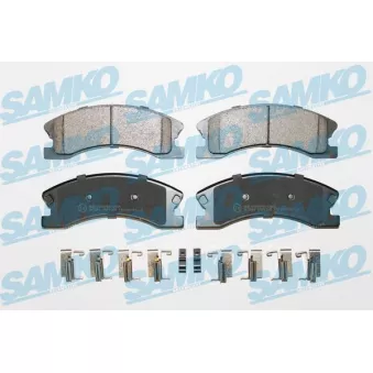 Jeu de 4 plaquettes de frein avant SAMKO