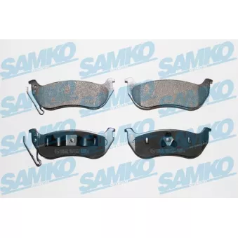 Jeu de 4 plaquettes de frein arrière SAMKO