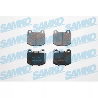 Jeu de 4 plaquettes de frein avant SAMKO