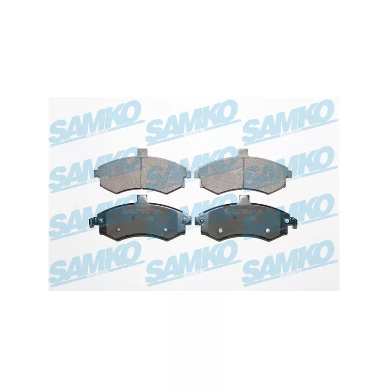 Jeu de 4 plaquettes de frein avant SAMKO 5SP1374