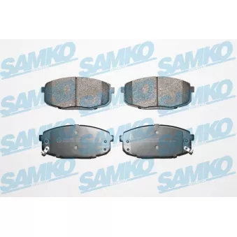 Jeu de 4 plaquettes de frein avant SAMKO
